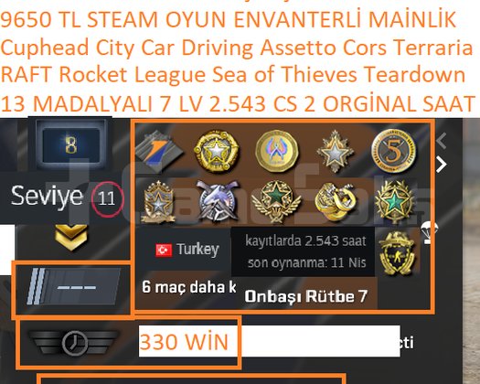 RAFT Rocket League Sea of Thieves Teardown 9650 TL