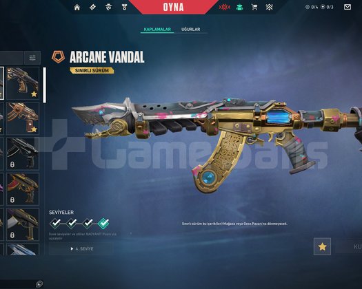 ARCANE VANDALLI /DOLU HESAPP