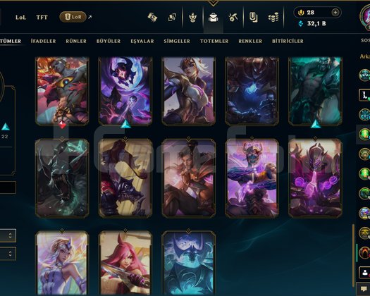 LOL JUNGLE MAIN GÜZEL SKINLI ZUMRUT 4