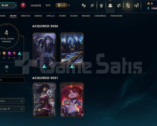 EUW Unranked | 4 Kostüm - 42 Hero | Dereceli Hazır