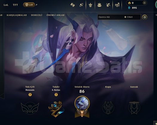 EUW Unranked | 2 Kostüm - 26 Hero | Dereceli Hazır