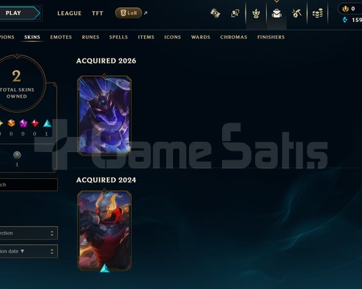 EUW Unranked | 2 Kostüm - 31 Hero | LoL Hesap