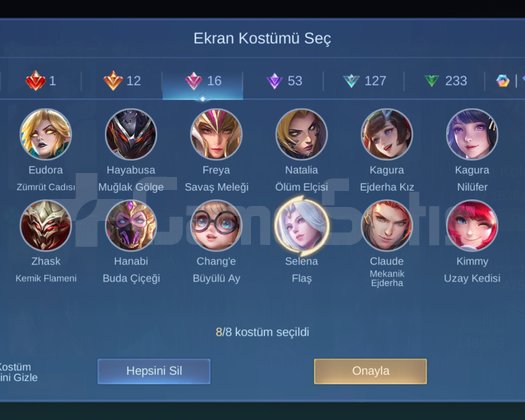 MEGA KOLEKSİYONER LORD SHENLİ HESAP