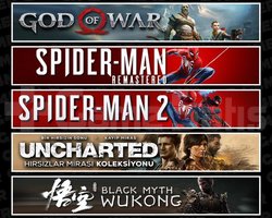 GOW +Spider 1 +2 +UNCH +Wukong