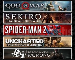 GOW +Sekiro +Spider 2 +UNCH +Wukong
