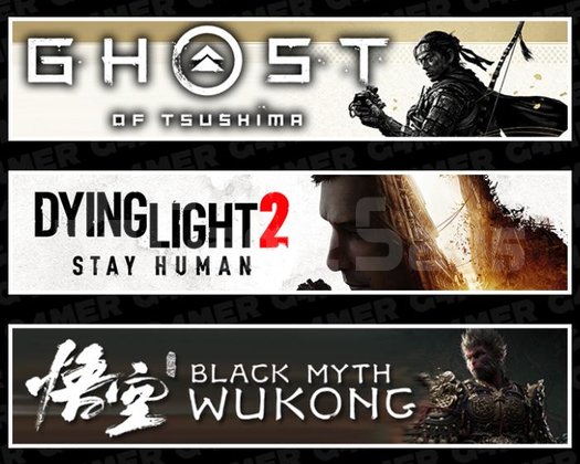 Tsushima +Dying Light 2 +Black Myth Wukong