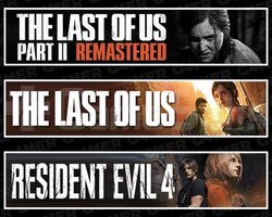 The Last Of Us Part 1 +Part 2 +Resident Evil 4