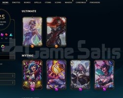 126 +5 SKİN TR EMREALD 4 UYGUN FİYATLI LOL HESABI