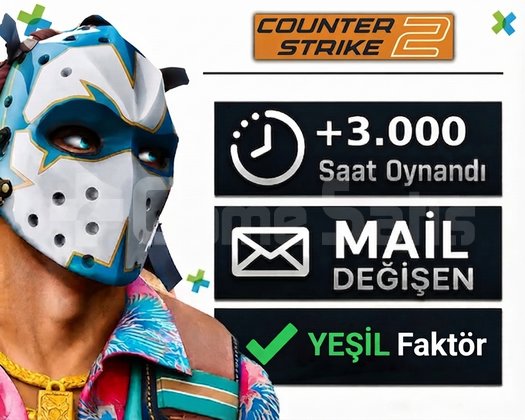 CS2 | +3.000 SAAT | YEŞİL FAKTÖR HESAP | BANSIZ