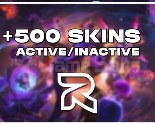 EUW -  +500 SKIN - RANDOM