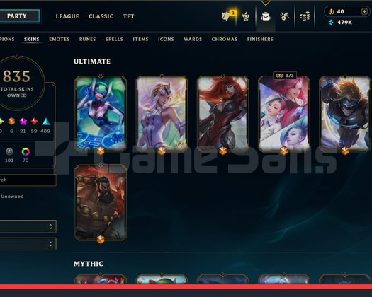 TR | 835 KOSTÜM 479K ÖZ 477 LVL EFSANE HESAP MAİN