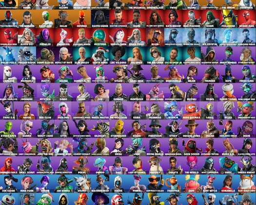 178 SKIN 203 ÇANTA 181 KAZMA EFSANE MAİL HESAP