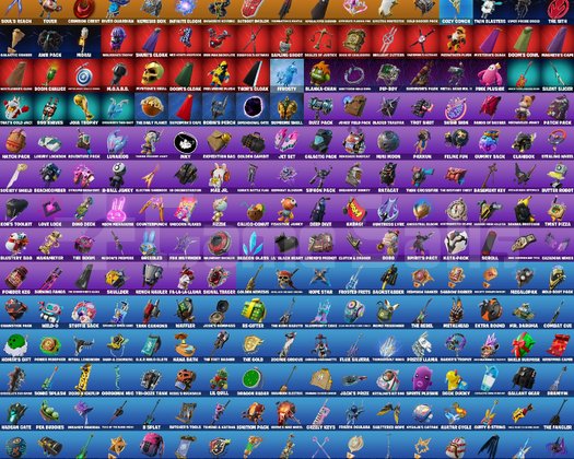 200 SKIN 274 ÇANTA 247 KAZMA EFSANE MAİL HESAP