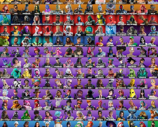200 SKIN 274 ÇANTA 247 KAZMA EFSANE MAİL HESAP
