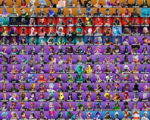 250 SKIN 299 ÇANTA 273 KAZMA EFSANE MAİL HESAP