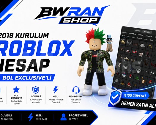 2019 KURULUM BOL EXCLUSİVE ROBLOX HESAP