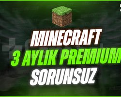 3 AYLIK MİNECRAFT PREMİUM SORUNSUZ