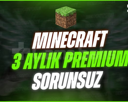 3 AYLIK MİNECRAFT PREMİUM SORUNSUZ