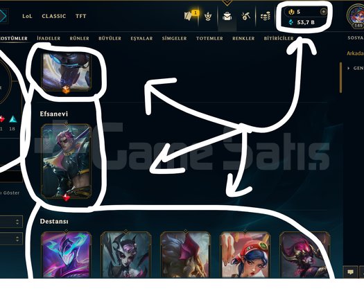 TR / 149 LEVEL / 73 SKİN / FUL HERO +MAİL