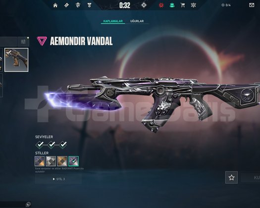 2 vandal asil karambit 1 op dia fresh hesap