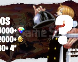 IOS | İstediğiniz Karakter + 5000+ Diamond