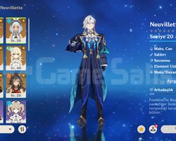GENSHIN DÜŞÜK ARLI BOL 5* HESAP