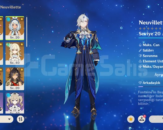 GENSHIN DÜŞÜK ARLI BOL 5* HESAP