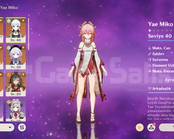 GENSHIN YAE + SIGN WEAPON STARTER EU HESAP