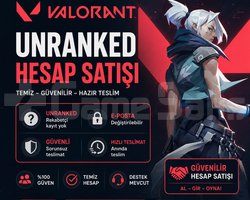 VALORANT UNRANKED HESAP | TEMİZ HESAP | HIZLI TESL