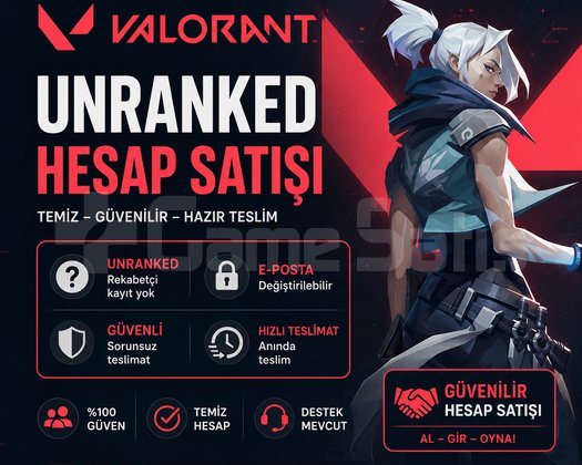 VALORANT UNRANKED HESAP | TEMİZ HESAP | HIZLI TESL