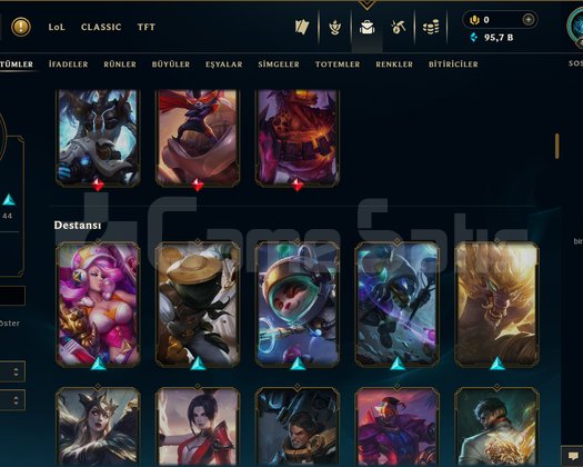 TR / 443 LEVEL / 157 SKİN / FUL HERO +MAİL