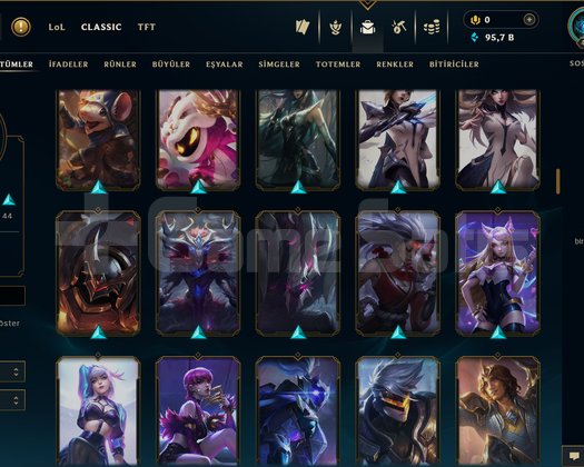TR / 443 LEVEL / 157 SKİN / FUL HERO +MAİL