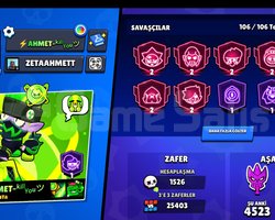 FULL+FULL MAX ÇOK UYGUNA BRAWL STARS HESABI !!!