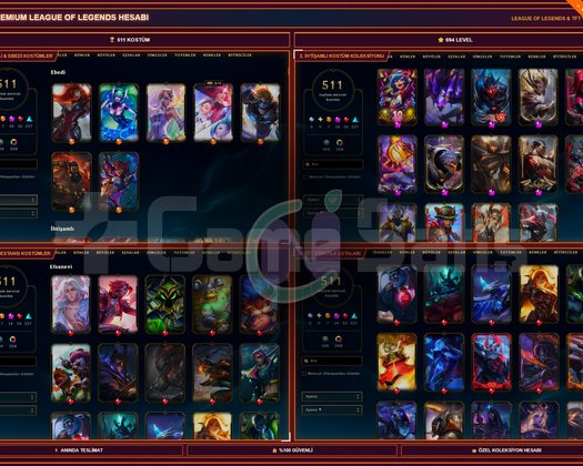 TR | 511 KOSTÜM | 7 EBEDİ | 52 EFSANEVİ | 694 LVL