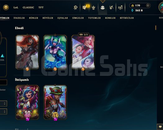 euw 320 skin ful champ AGIZ DOLUSU HESAP