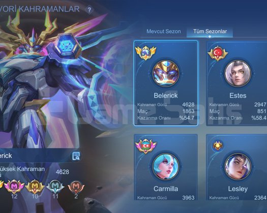 Solo Tank/Destek hesabı Full