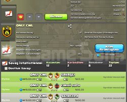 10 LVL KRİSTAL 2 LİGLİ KLAN
