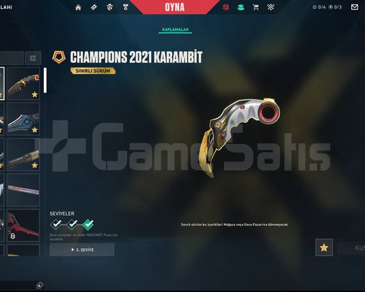 CHAMPİONS 2021 SETLİ DOLU HESAP / LOL HESABI