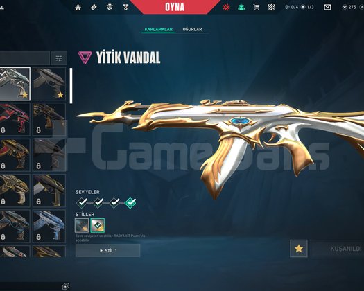 YİTİK VANDALLI GOLD 1