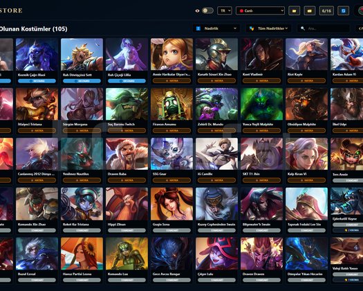 TR / 241 LVL + 105+1 SKİN + Derecesiz