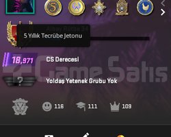 CS2 seckin +7 madalya + 34 lv