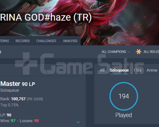 tr master 90 lp hesap