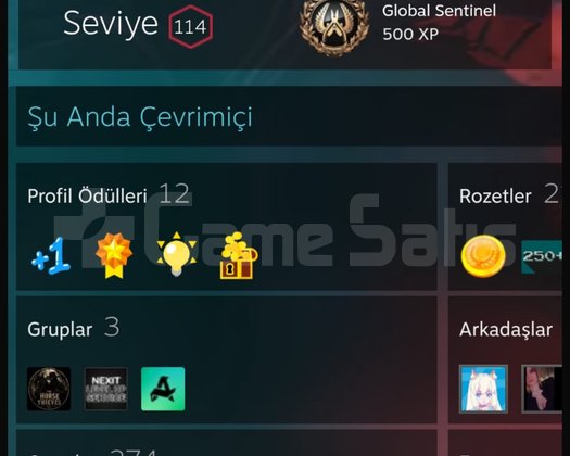 280 oyunlu steam hesabı
