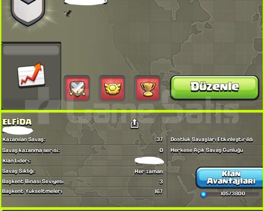 5 SEVİYE!! ÇOK UCUZ!! FIRSAT KLAN!!