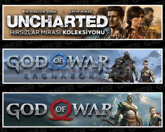 Uncharted +Ragnarök +God Of War