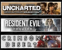 Uncharted +RE Requiem +Crimson Desert
