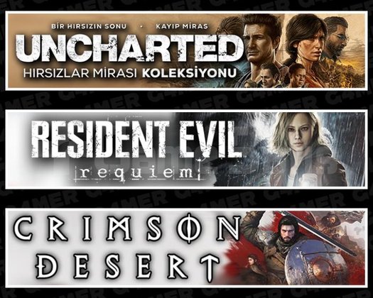 Uncharted +RE Requiem +Crimson Desert