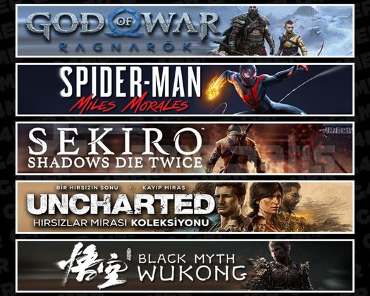 Ragnarök +Miles +Sekiro +UNCH +Wukong