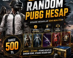 PUBG MOBİLE PREMİNUM RANDOM HESAP