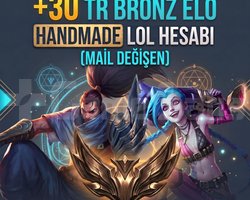 +30 TR BRONZ ELO HANDMADE LOL HESABI MAİL DEĞİŞEN